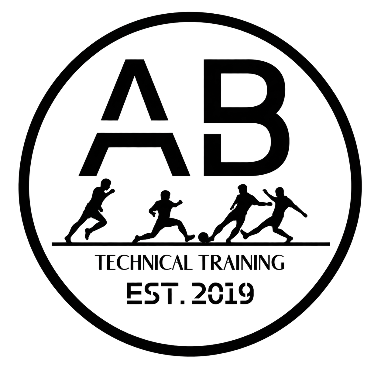 AB Technical Training circular soccer logo